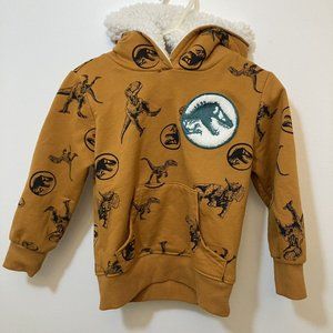 Jurassic World Universal Studio Sherpa Lined Hoodie 3T